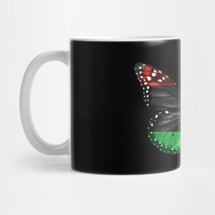 Libyan Flag  Butterfly - Gift for Libyan From Libya Mug